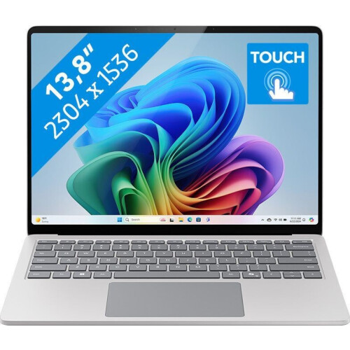 Microsoft Surface Laptop Copilot+ - PC 13.8 Snapdragon X Plus - 16GB - 256GB - Platinum QWERTY Tweedehands