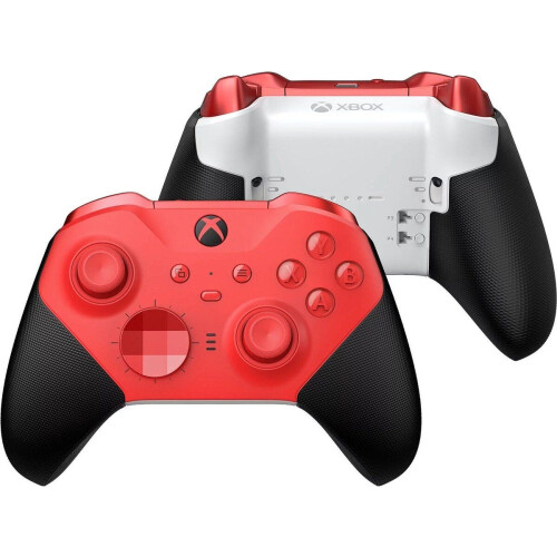 Microsoft Xbox Elite Series 2 - Gamecontroller - Draadloos - Duimsticks met instelbare spanning - Rood Zwart Tweedehands