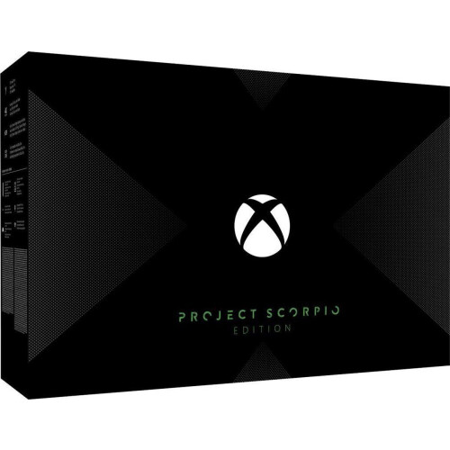 Microsoft Xbox One X - Project Scorpio Edition - 1 TB - Zwart