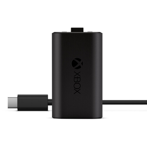 Microsoft Xbox - Oplaadbare batterij + USB-C kabel - Laad op tijdens of na het spelen - Zwart