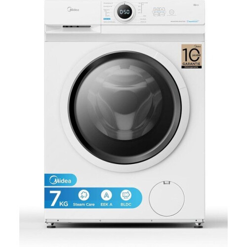 Midea MF10EW70B Wasmachine, 7 kg, 1400 omw/min, Duits Display