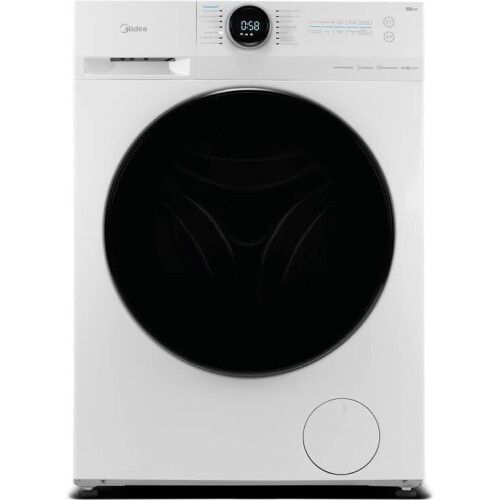 Midea MF200W90WB-14A - Wasmachine Voorlader 9 kg 1300 RPM - Duits Display - Wit