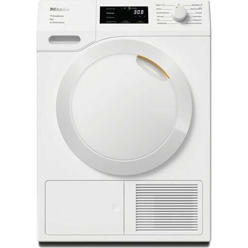 Miele Tec374wp - Warmtepompdroger - 9 Kg - Perfectdry - 66 Db - Energieklasse A++ - Wit | Tweedehands (Refurbished) Tweedehands