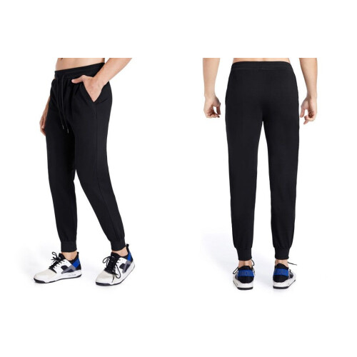 Milanoro Comfortabele en ultrazachte joggingbroeken - 2 pack - Zwart&Lichtgrijs - Maat XL Tweedehands