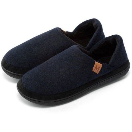 Milanoro - Herenpantoffels - Omvouwbare hiel - Navy - 41-42 Tweedehands