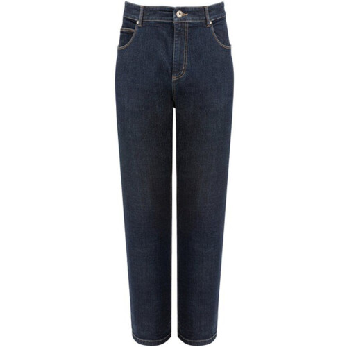 Milanoro Jeans Heren - Straight Fit met Stretch - Maat W34 L32 - Donkerblauw