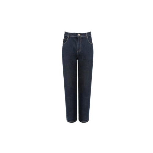 Milanoro - Jeansbroek voor heren - Comfortabel straight fit - Zwartblauw W36 L30 Tweedehands