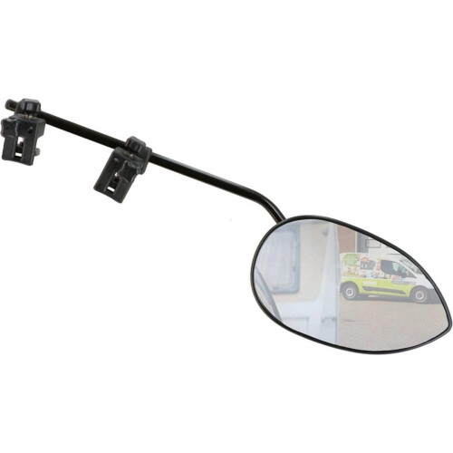 Milenco Aero 3 XL - Caravanspiegel - Bol glas - Zwart (2 stuks) Tweedehands