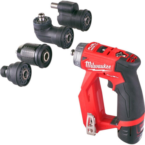 Milwaukee M12 FDDXKIT-202X - Accu boor-/schroefmachine set - 12V 2x 2.0Ah accu 34Nm (2 stuks)
