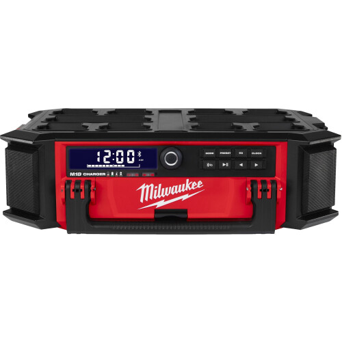 Milwaukee M18 Packout - Bouwradio/Lader - 360° surround sound - DAB+/AM/FM