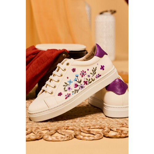 Minuit Sur Terre dames vegan Sneakers Bellecombe Violettes Paars Tweedehands