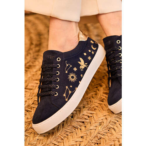 Minuit Sur Terre dames vegan Sneakers Virevolte Astro Middernachtblauw Tweedehands