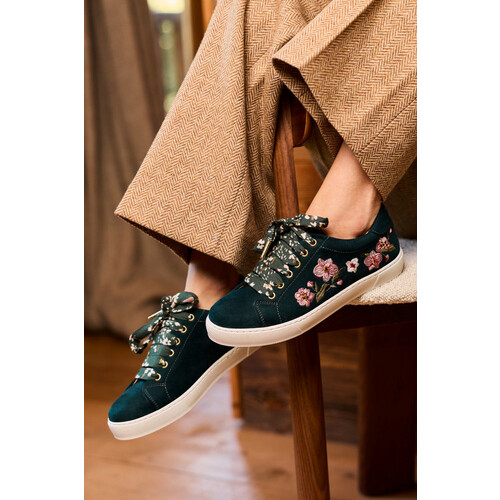 Minuit Sur Terre dames vegan Sneakers Virevolte ForÃªt Fleurie Zwart Tweedehands