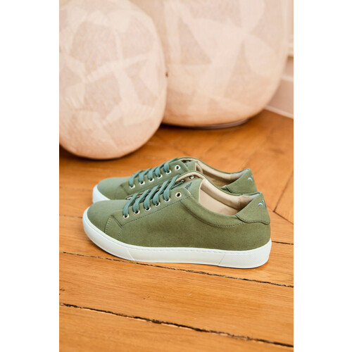Minuit Sur Terre dames vegan Sneakers Virevolte Salvia Saliegroen Tweedehands