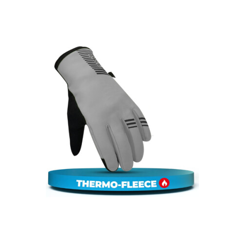 MiVelo Winterhandschoenen - Thermo-Fleece & 3M - Winddicht Waterdicht Touchscreen Antislip - Zwart - XL Tweedehands