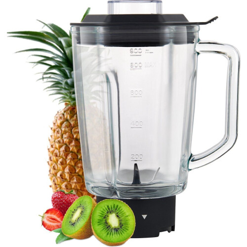 MOA Extra Glazen Kan voor Blender of Smoothie Maker - Sterke blenderkan - Geschikt voor MOAMBC10 en MOAMB10B - 900ml