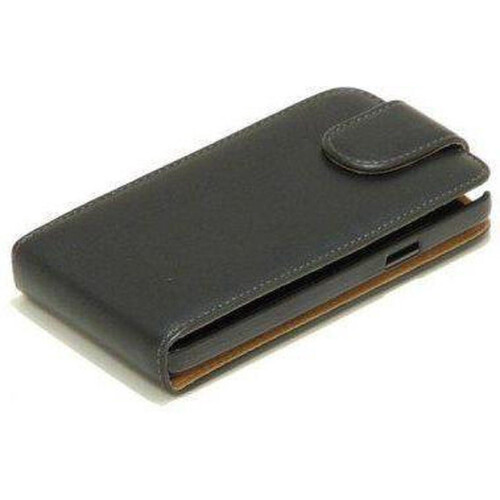 Mobigear Samsung Galaxy Note - Flipcase - Leer - Zwart