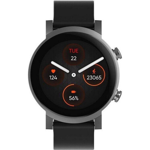 Mobvoi TicWatch E3 - Smartwatch - Snapdragon Wear 4100 - IP68 GPS SpO2 - Panterzwart