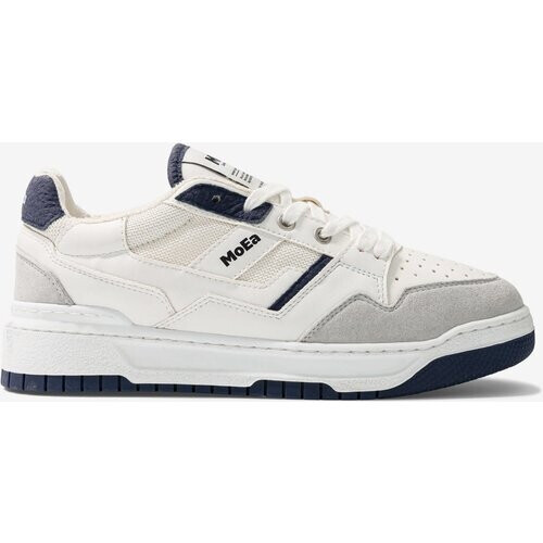 MoEa mannen vegan Sneakers Gen2 Paddestoel Wit & Marine Tweedehands
