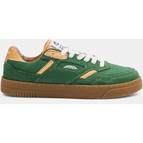 MoEa mannen vegan Sneakers Origin Low Pineapple Groen En Geel Tweedehands