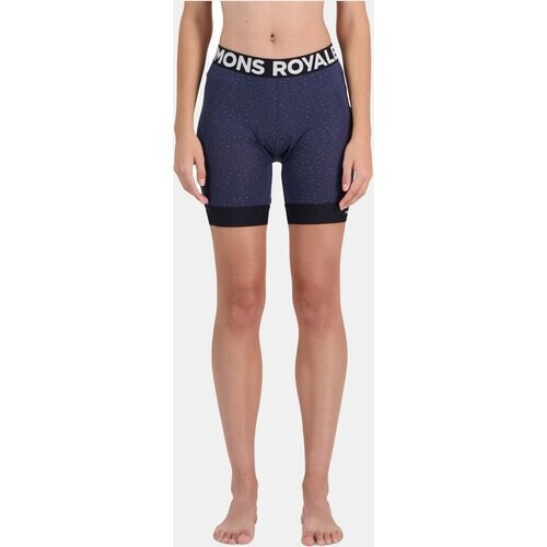 MONS ROYALE Enduro Bike Short Liner Fietsbroek Dames Paars/Zwart Tweedehands