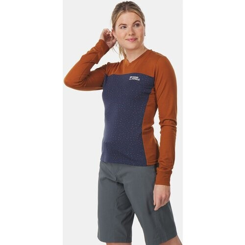 MONS ROYALE Redwood Enduro VLS Fietsshirt Paars/Koper Tweedehands