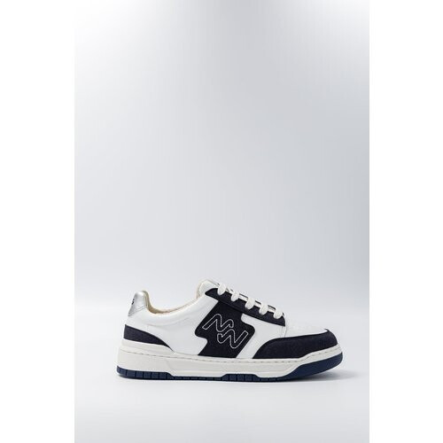 Mood Walk mannen vegan Sneakers Dream Big Zilver Marineblauw Tweedehands