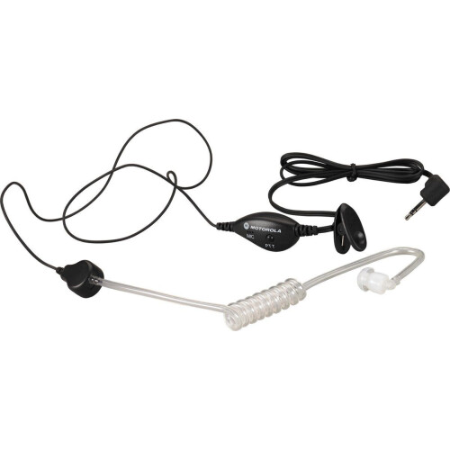 Motorola 00641 - Beveiliging oortje - PTT unit en microfoon - Zwart