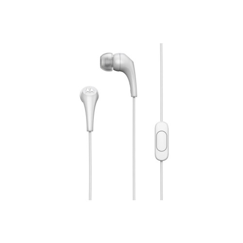 Motorola Ear Buds 2 - In-ear koptelefoon - 10mm drivers geluidsisolatie - Wit
