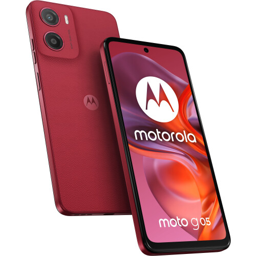 Motorola Moto G05 - Smartphone - 50 MP camera - Rood Tweedehands
