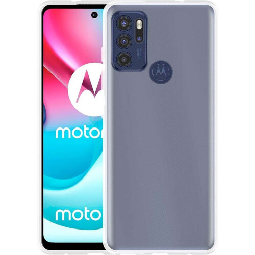 Motorola Moto G60s - Back Cover - TPU - Effen Transparant Tweedehands