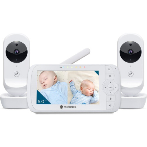 Motorola VM35-2 - Babyfoon - 5-Inch Gesplitst Scherm 2 Camera's Nachtvisie