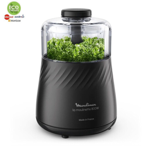 Moulinex DP710810 - Hakmolen - 800 W 4-in-1 functionaliteit - Zwart Tweedehands