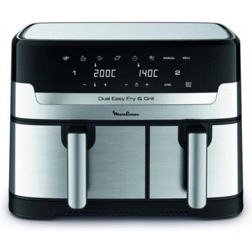 Moulinex Dual Easy Fry & Grill YY5233FB - Airfryer - 8,3 L - 2450 Watt
