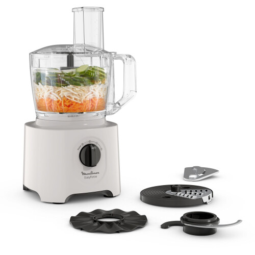 Moulinex FP242B10 - Keukenmachine - 15 functies 800W - Wit