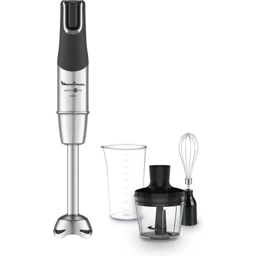 Moulinex InfinyForce Pro - Staafmixer - 1200W Powelix Life messen - Zwart/Titanium
