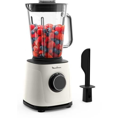 Moulinex LM771AF0 - Blender - 1200W 1,5L Glas 6 messen IJs-crusher Pulse functie
