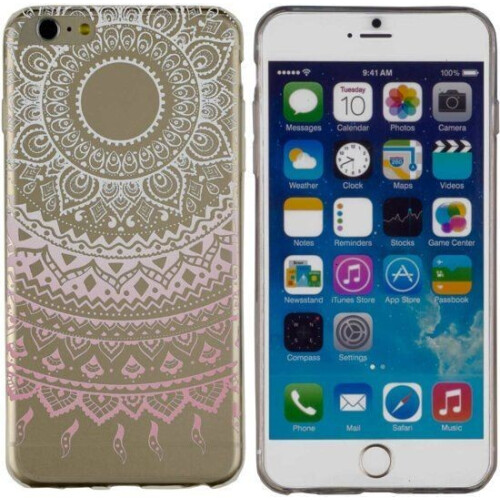MP Case - Apple iPhone 6 / 6s - TPU case mandala design - Flexibel Tweedehands