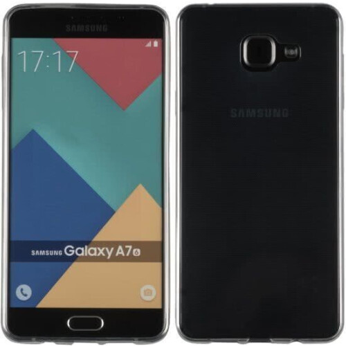 MP Case Samsung Galaxy A7 (2016) - TPU Case met Glasfolie - Transparant Tweedehands