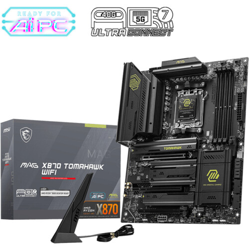 MSI MAG X870 TOMAHAWK WIFI - Moederbord - AM5 - Wi-Fi 7 - ATX