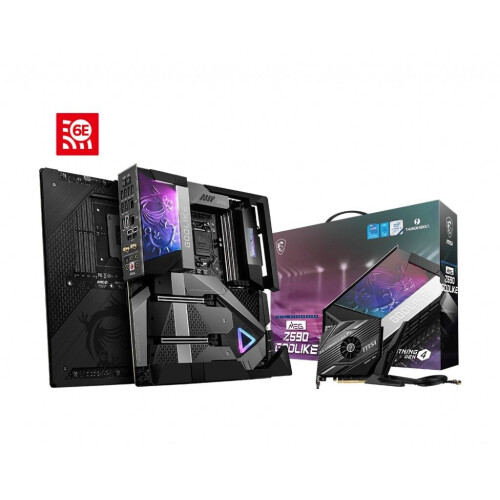 MSI MEG Z590 Godlike - Moederbord EATX - 4x DDR4 - 128GB max geheugen - 2.5G/10G Ethernet - Wi-Fi 6E (802.11ax) Tweedehands
