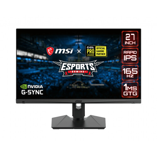 MSI Optix MAG274QRF-QD - Gaming Monitor - 27" 165Hz 1ms QHD - Zwart