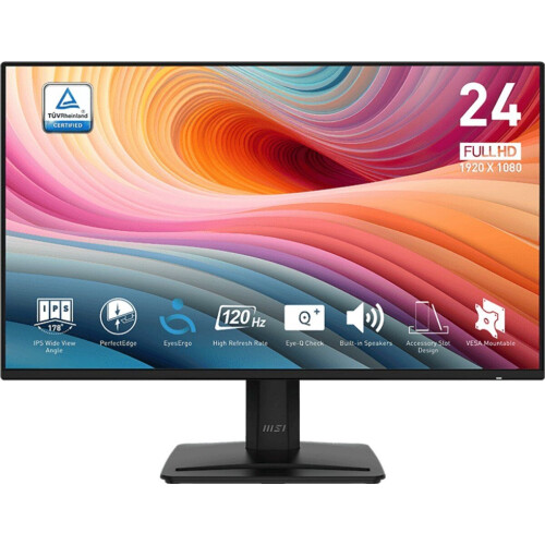 MSI PRO MP242A E2 - Full HD Monitor - 120Hz - 24 Inch - Speakers