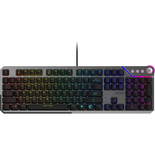 MSI STRIKE 600 V2 SILENT - Gaming Toetsenbord - Mechanische Silent Switches - Zwart