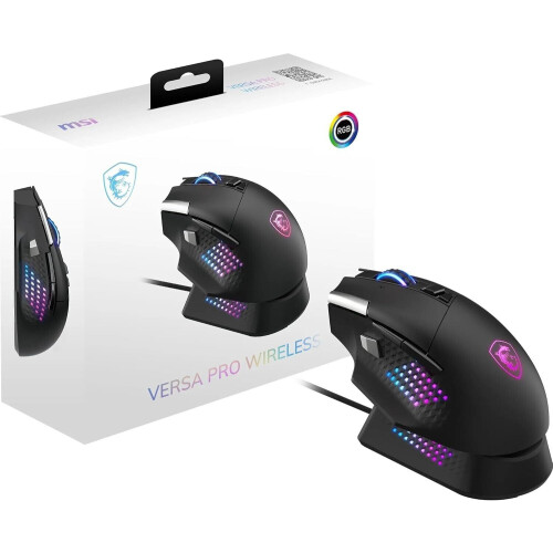 MSI Versa Pro Wireless - Gaming Muis - 26.000 DPI - RGB Verlichting