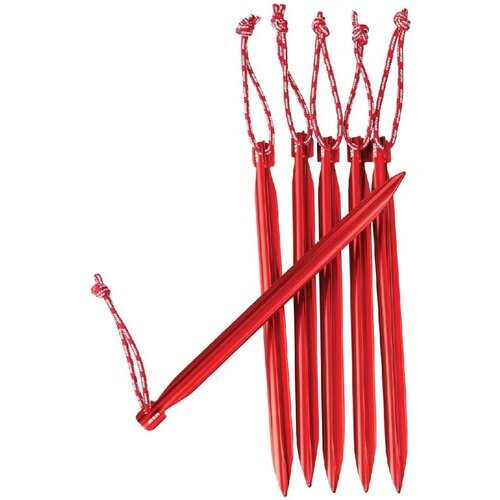 MSR Groundhog Haring 6 Stuks Rood Tweedehands