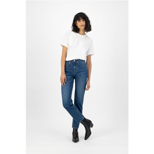MUD Jeans dames vegan Jeans Easy Go - Used Stone Tweedehands