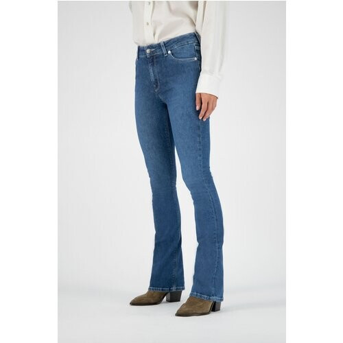 MUD Jeans dames vegan Jeans Flared Hazen Blauw