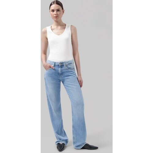 MUD Jeans dames vegan Losse Jeans Jamie Flow Stone Vintage Tweedehands