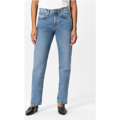 MUD Jeans dames vegan Spijkerbroek Easy Go Stone Vintage Blauw Tweedehands